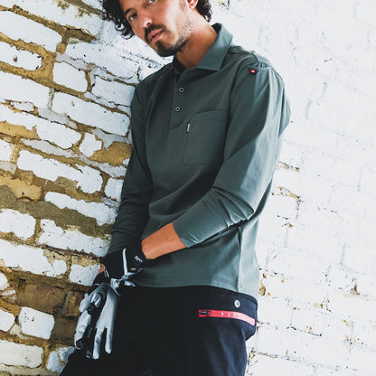 長袖ポロシャツ（ユニセックス） | ユニフォーム | 1枚 | 235 | ホワイト