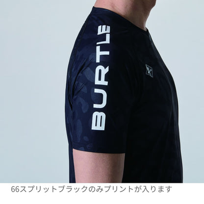 半袖アイスフィテッド（ユニセックス）［4097シリーズ］ | ユニフォーム | 1枚 | 4105 | スプリットブラック