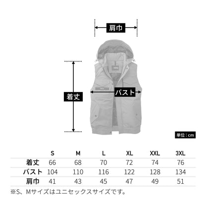 防寒ベスト（ユニセックス）［5060シリーズ］ | ユニフォーム | 1枚 | 5064 | ネイビー
