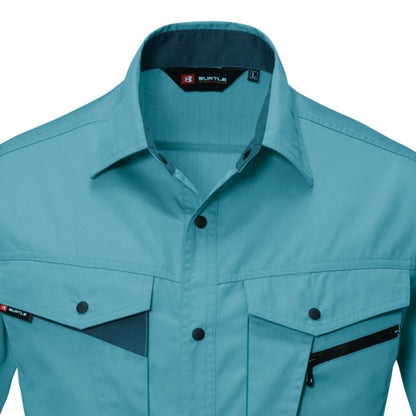 長袖シャツ［6021シリーズ］ | ユニフォーム | 1枚 | 6023 | アースグリーン