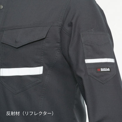 長袖シャツ（ユニセックス）［9091シリーズ］ | ユニフォーム | 1枚 | 9095 | ネイビー