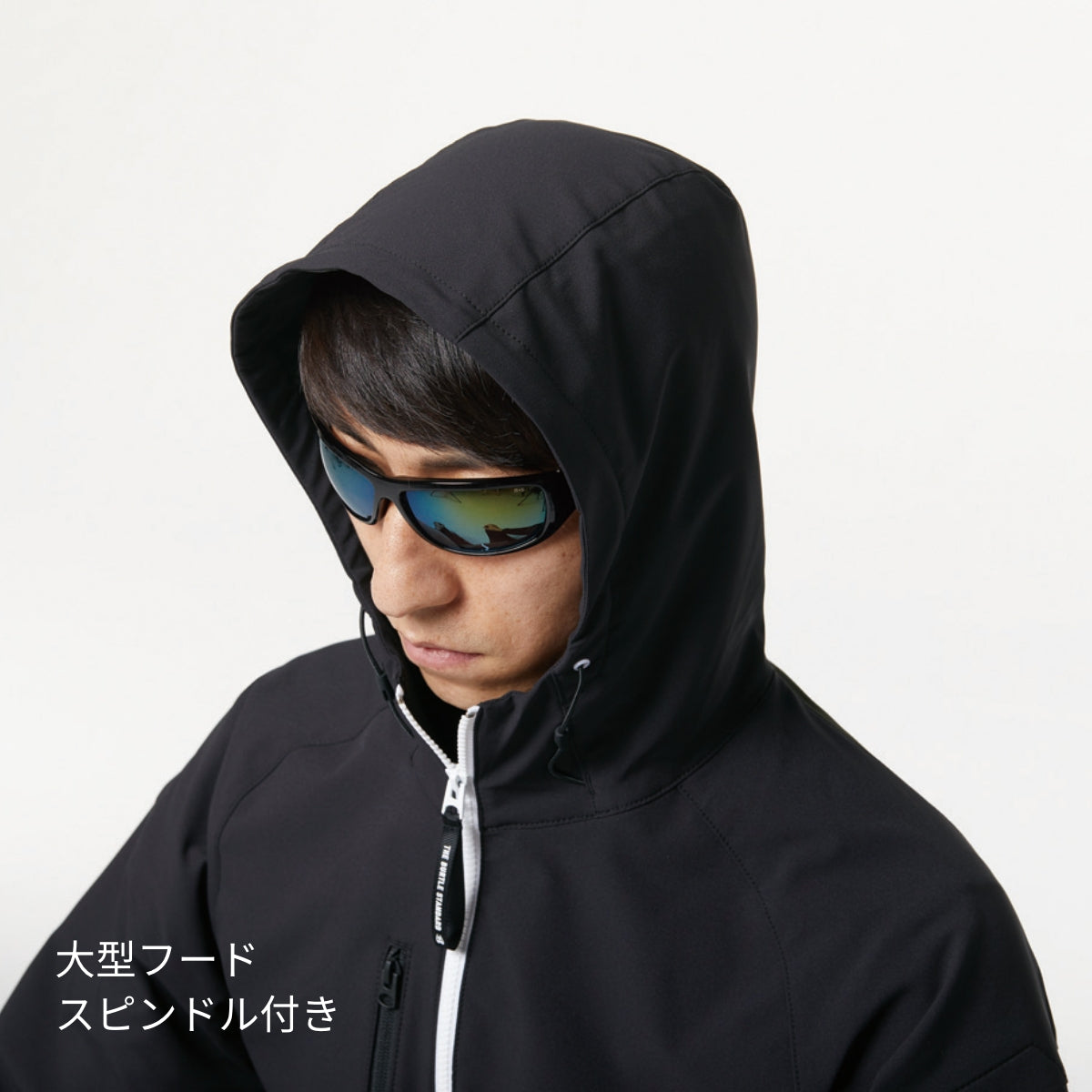 フーディジャケット（ユニセックス）［9511シリーズ］ | ユニフォーム | 1枚 | 9515 | ブラック