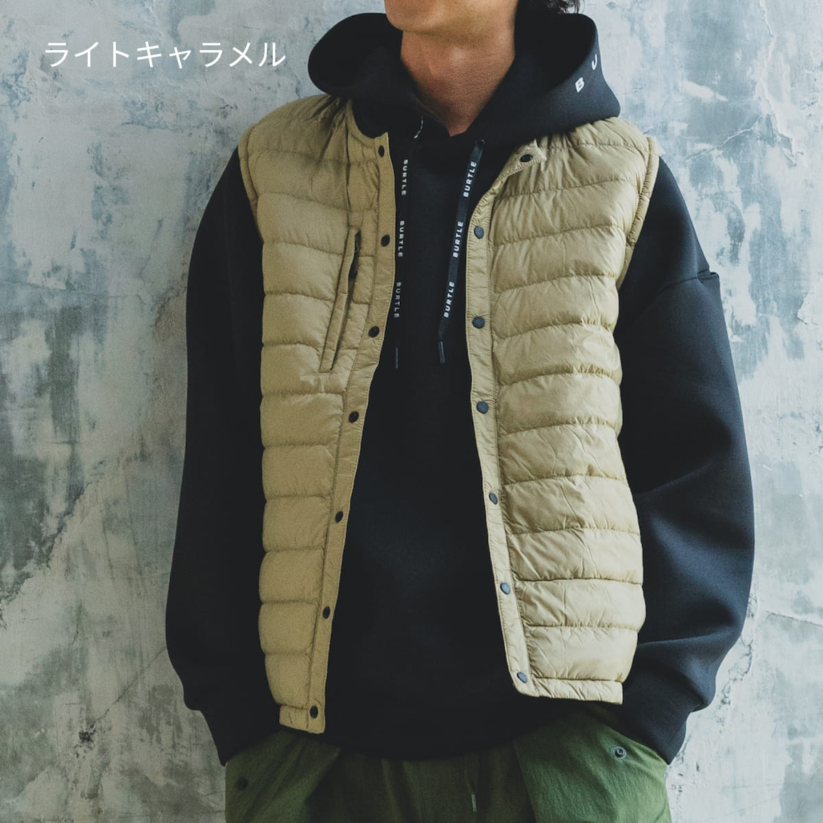 ダルチザン　ダウンベスト　Lサイズ ダウンベスト 中綿ベスト メンズ 中綿入り ジャケット 暖かい