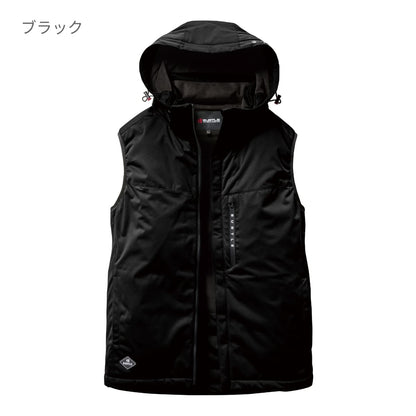 ストレッチフーディ防寒ベスト（ユニセックス）［3260シリーズ］ | ユニフォーム | 1枚 | 3264 | ネイビー