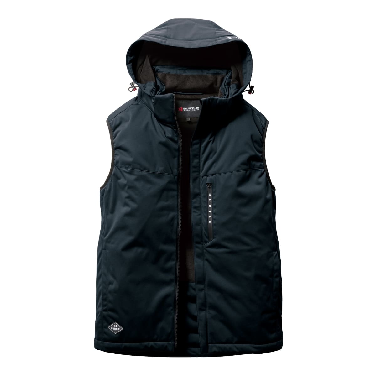 ストレッチフーディ防寒ベスト（ユニセックス）［3260シリーズ］ | ユニフォーム | 1枚 | 3264 | ネイビー