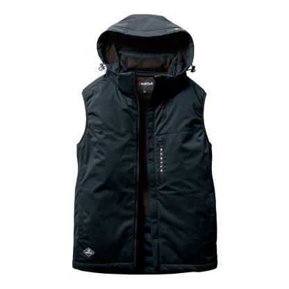 ストレッチフーディ防寒ベスト（ユニセックス）［3260シリーズ］ | ユニフォーム | 1枚 | 3264 | ネイビー