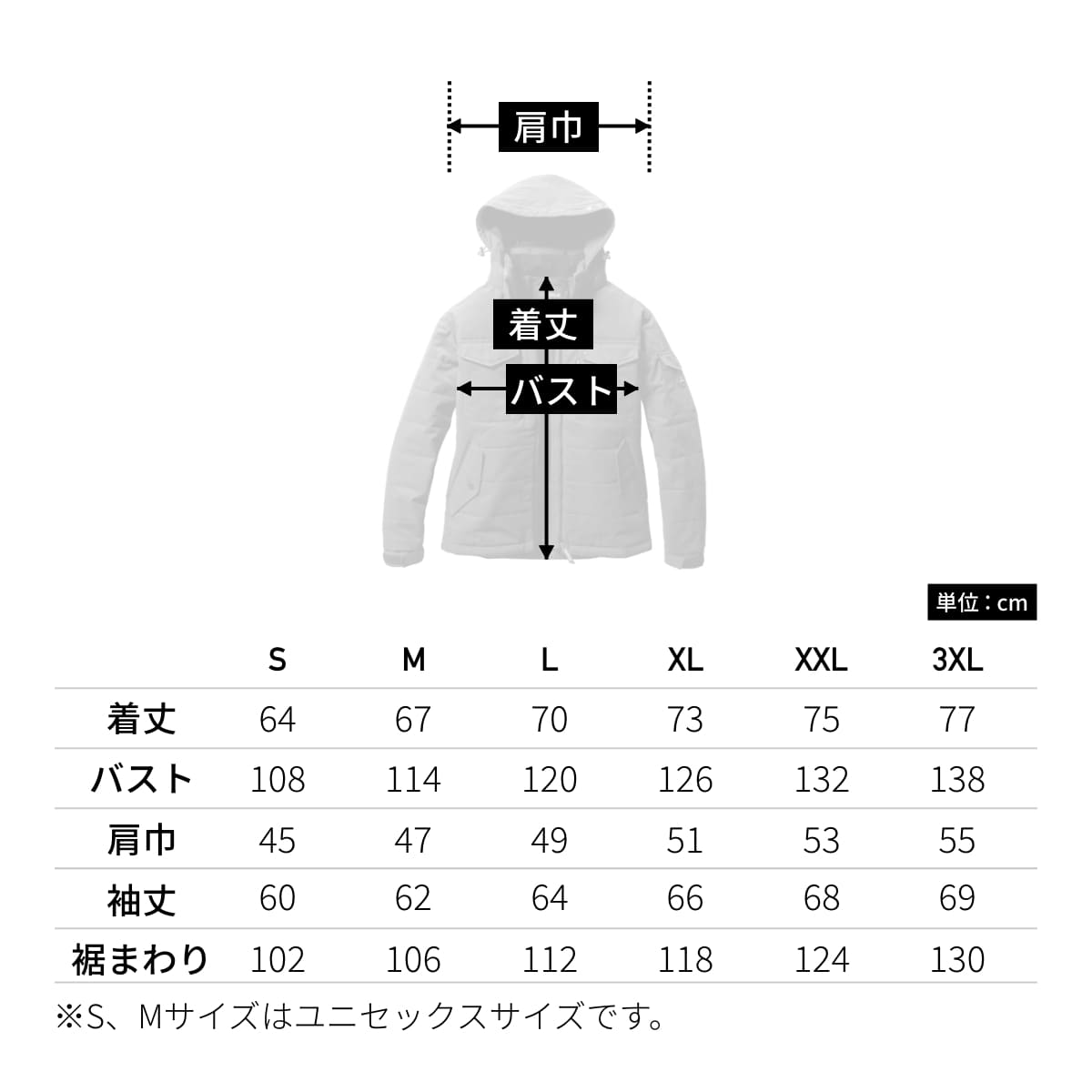防寒ジャケット（ユニセックス）［5050シリーズ］ | ユニフォーム | 1枚 | 5050 | ブラック