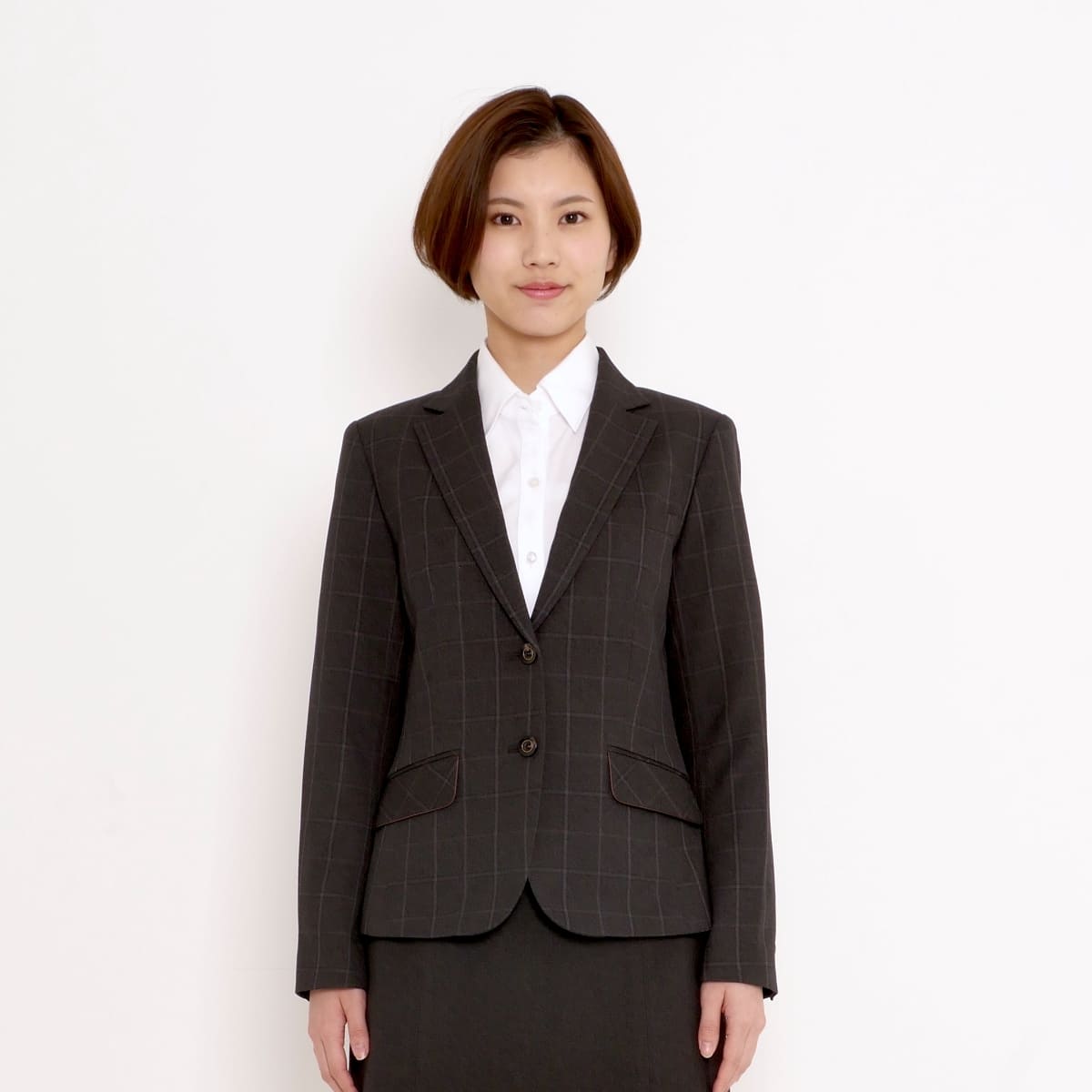 ジャケット［Trad Pattern］ | 事務服 | 1枚 | AJ0261 | ネイビー