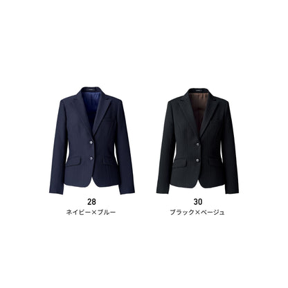 ジャケット［VALUE STRIPE］ | 事務服 | 1枚 | AJ0269 | ネイビー×ブルー