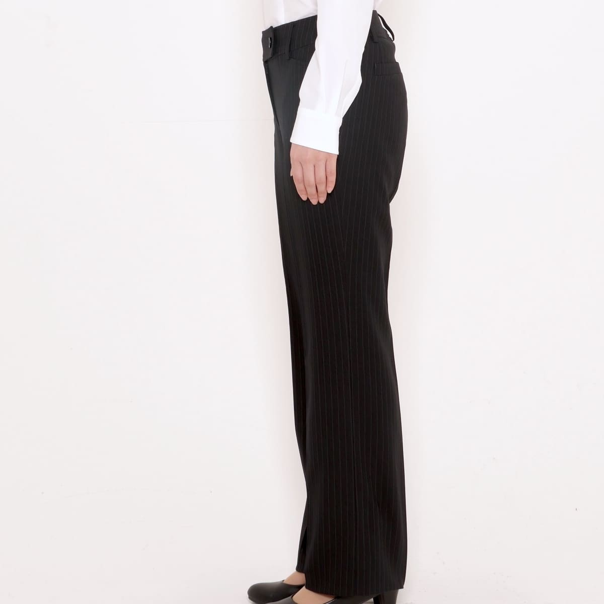 パンツ［Herringbone PinStripe］ | 事務服 | 1枚 | AP6232 | ネイビー×グレイ