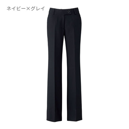 パンツ［Herringbone PinStripe］ | 事務服 | 1枚 | AP6232 | ブラック×グレイ