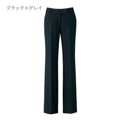 パンツ［Herringbone PinStripe］ | 事務服 | 1枚 | AP6232 | ブラック×グレイ