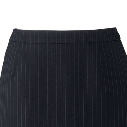 Aラインスカート［Herringbone PinStripe］ | 事務服 | 1枚 | AS2284 | ネイビー×グレイ
