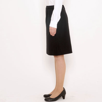 タイトスカート［Herringbone PinStripe］ | 事務服 | 1枚 | AS2285 | ネイビー×グレイ