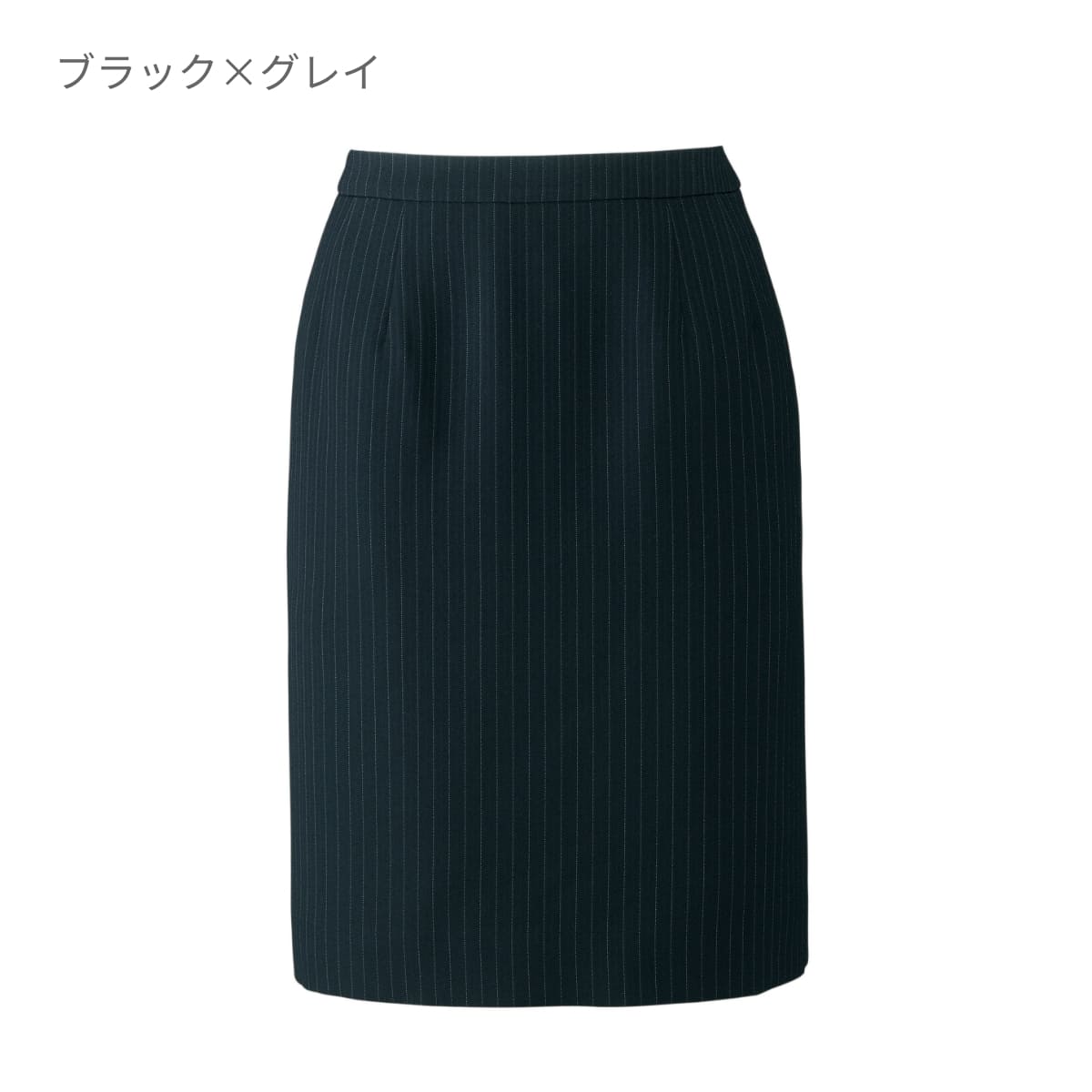 タイトスカート［Herringbone PinStripe］ | 事務服 | 1枚 | AS2285 | ネイビー×グレイ