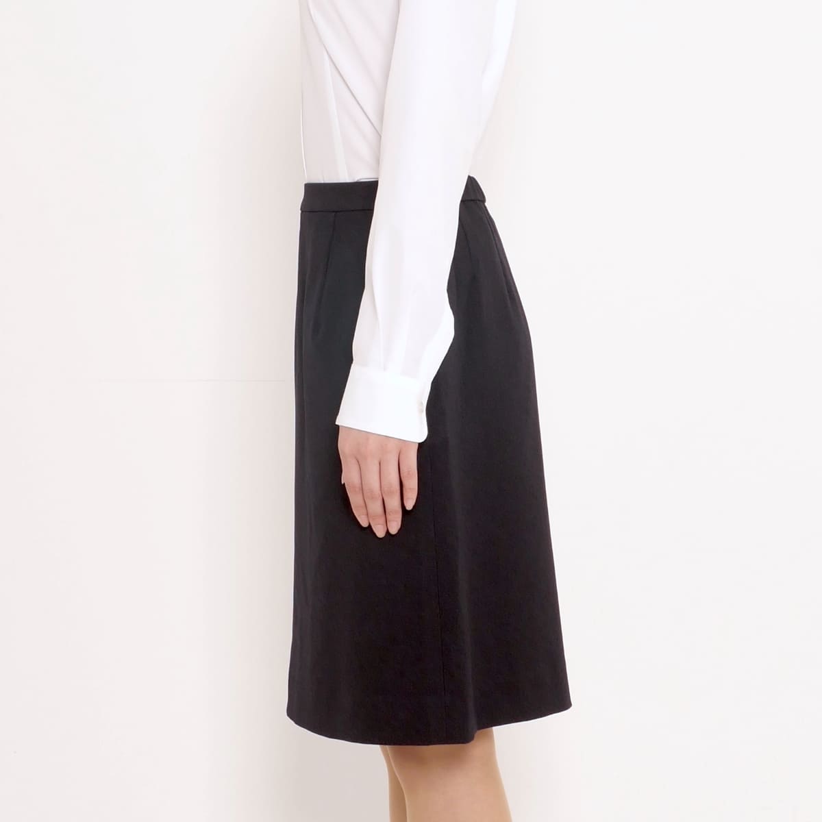 セミタイトスカート［Trad Pattern］ | 事務服 | 1枚 | AS2308 | ネイビー