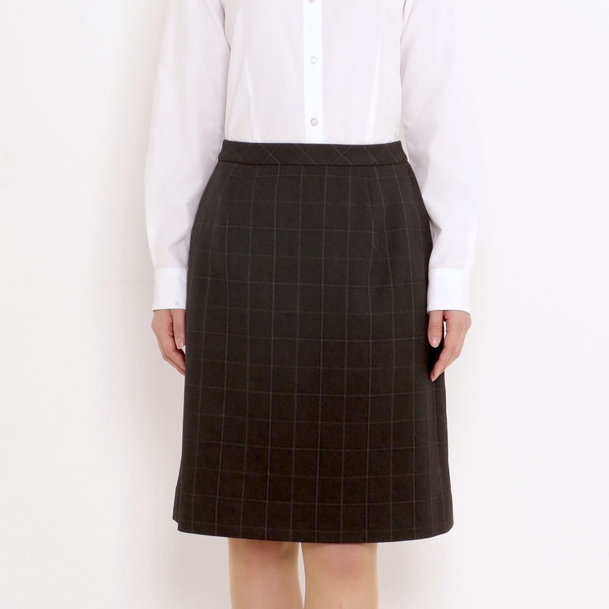 セミタイトスカート［Trad Pattern］ | 事務服 | 1枚 | AS2309 | ネイビー