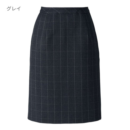 セミタイトスカート［Trad Pattern］ | 事務服 | 1枚 | AS2309 | グレイ