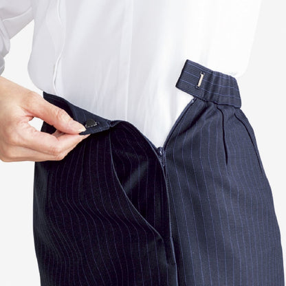 タイトスカート［VALUE STRIPE］ | 事務服 | 1枚 | AS2318 | ブラック×ベージュ