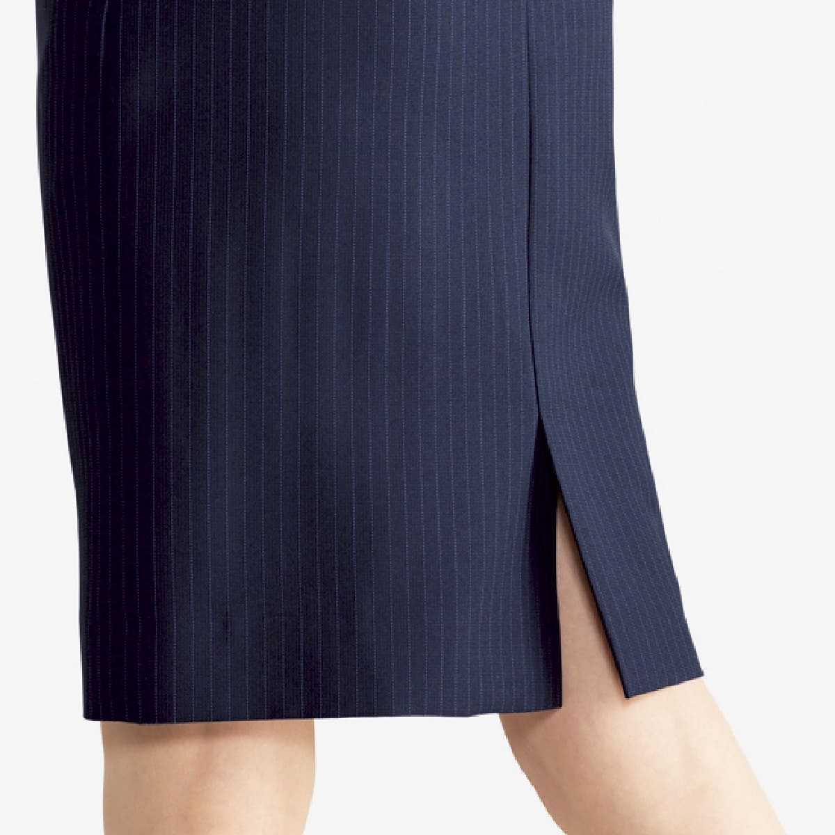 タイトスカート［VALUE STRIPE］ | 事務服 | 1枚 | AS2318 | ネイビー×ブルー