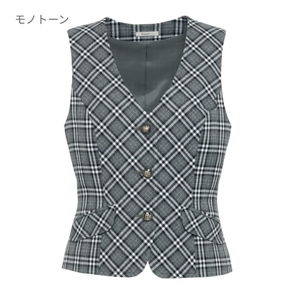 ベスト［Simple Cd］ | 事務服 | 1枚 | AV1240 | モノトーン