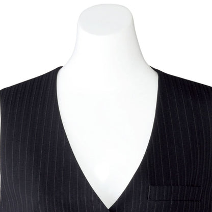 ベスト［Herringbone PinStripe］ | 事務服 | 1枚 | AV1250 | ネイビー×グレイ