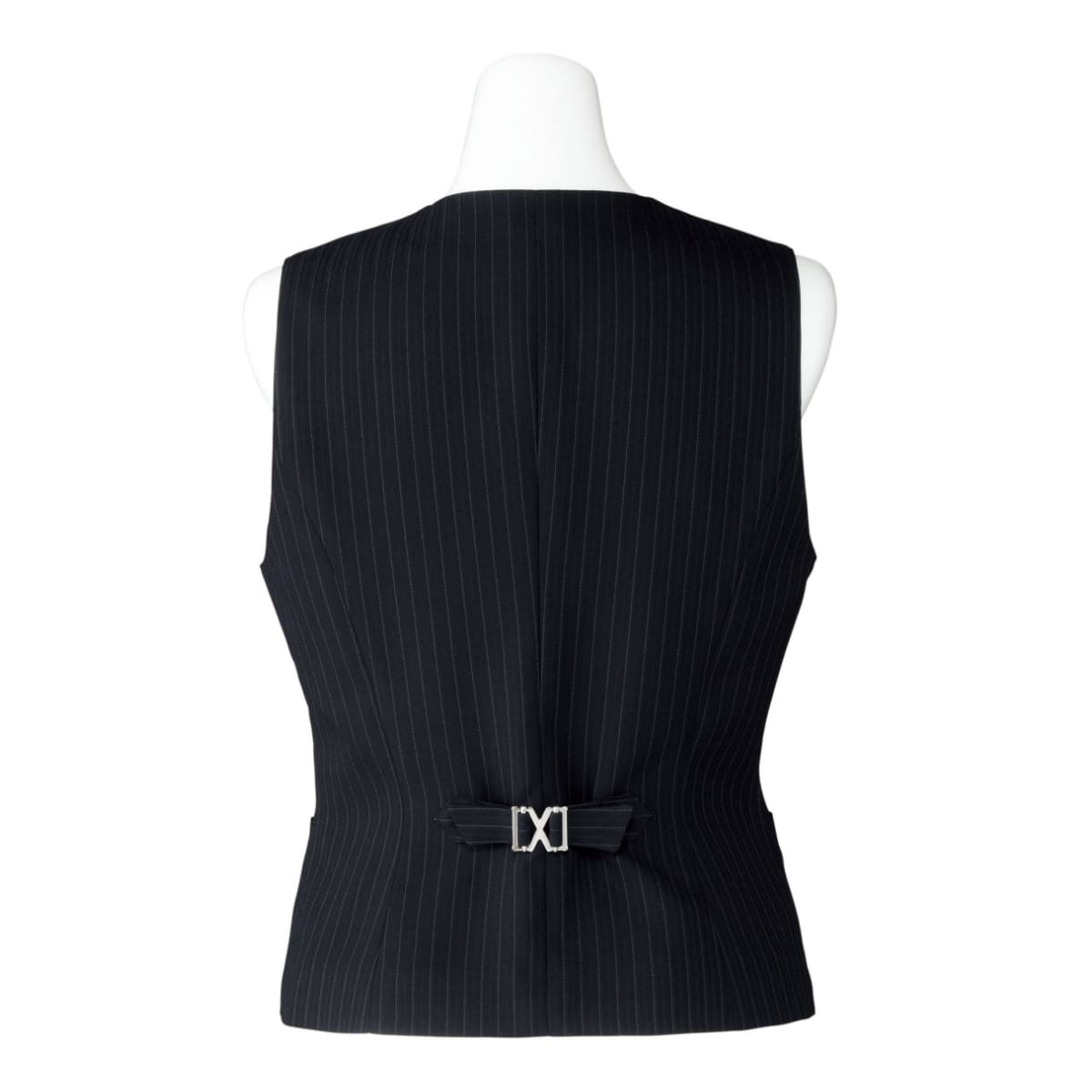 ベスト［Herringbone PinStripe］ | 事務服 | 1枚 | AV1250 | ネイビー×グレイ