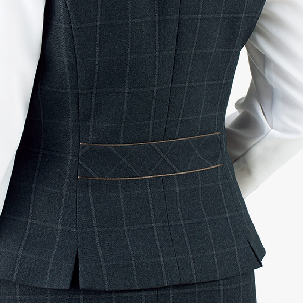 ベスト［Trad Pattern］ | 事務服 | 1枚 | AV1265 | グレイ