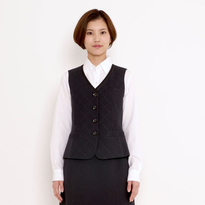 ベスト［Trad Pattern］ | 事務服 | 1枚 | AV1265 | グレイ