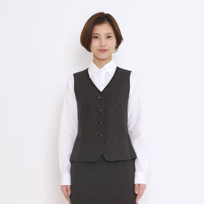 ベスト［Trad Pattern］ | 事務服 | 1枚 | AV1265 | グレイ