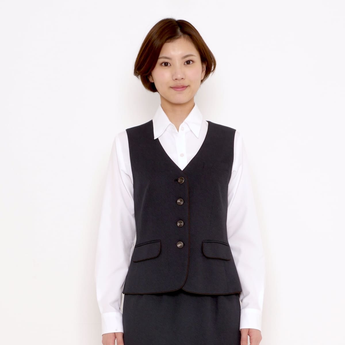 ベスト［Royal Trad］ | 事務服 | 1枚 | AV1277 | ネイビー