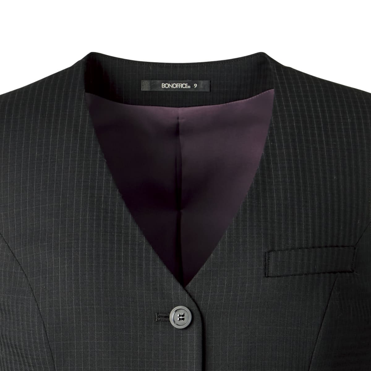 ベスト［LUSTER CHECK］ | 事務服 | 1枚 | AV1280 | ネイビー