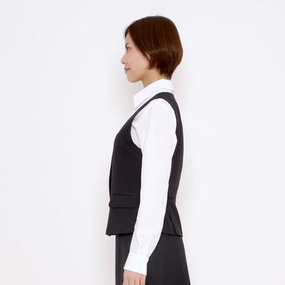 ベスト［LUSTER CHECK］ | 事務服 | 1枚 | AV1280 | ネイビー