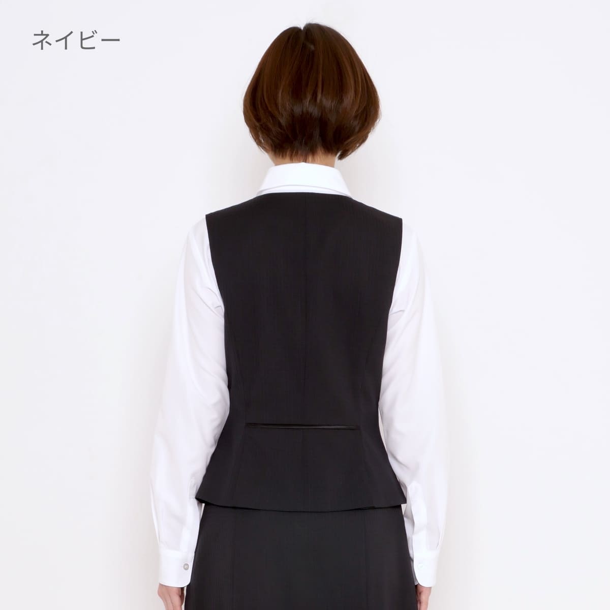 ベスト［LUSTER CHECK］ | 事務服 | 1枚 | AV1280 | ブラック