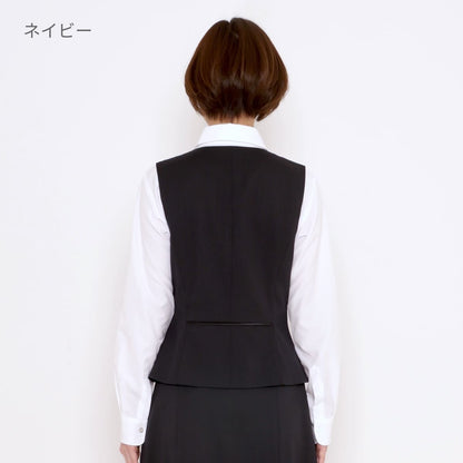 ベスト［LUSTER CHECK］ | 事務服 | 1枚 | AV1280 | ネイビー