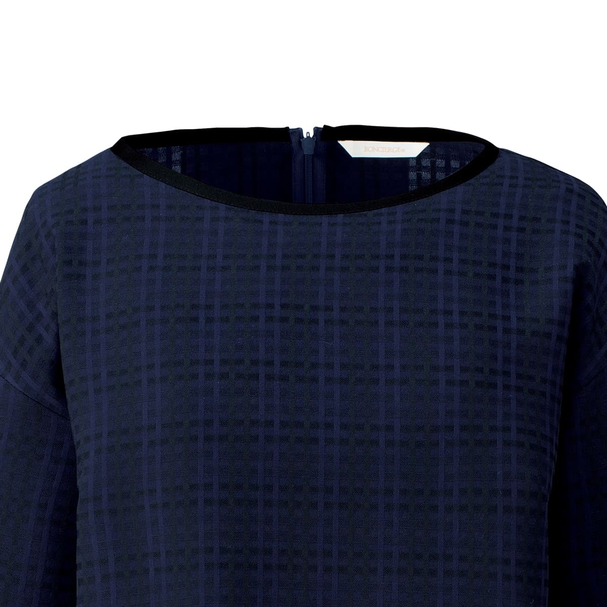 プルオーバー［Nuance Dobby］ | 事務服 | 1枚 | BCD8106 | ネイビー