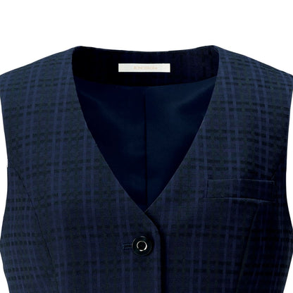 ベスト［Nuance Dobby］ | 事務服 | 1枚 | BCV1105 | ネイビー