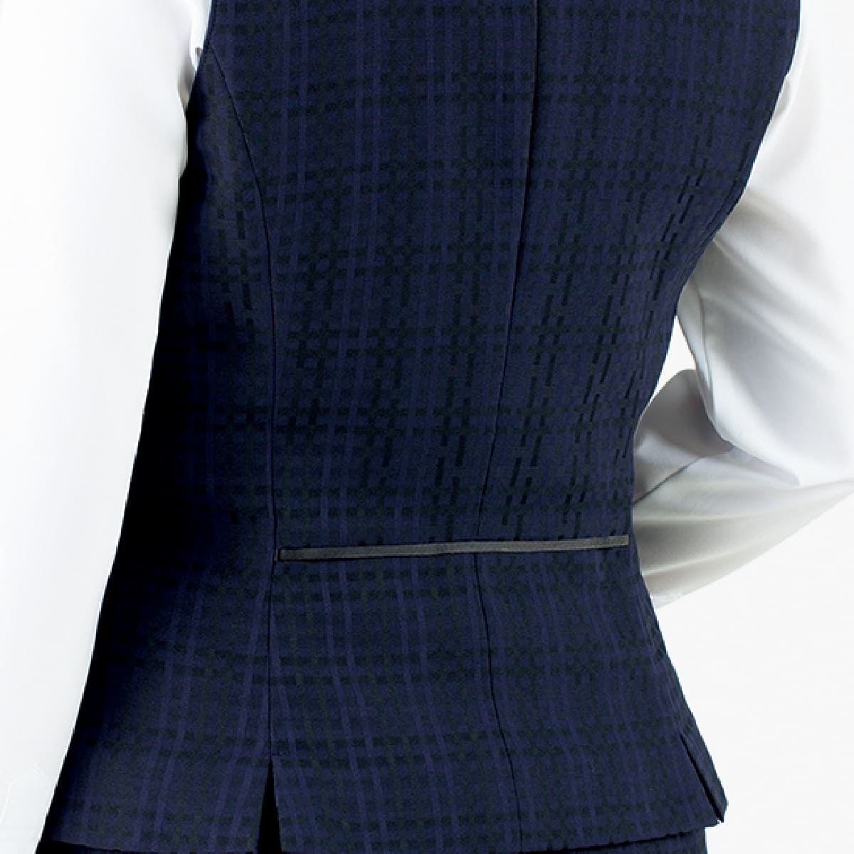 ベスト［Nuance Dobby］ | 事務服 | 1枚 | BCV1105 | ネイビー