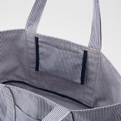 クラフトビッグトート | ノベルティ(小物) | 1枚 | CBT-030 | ヒッコリーストライプ