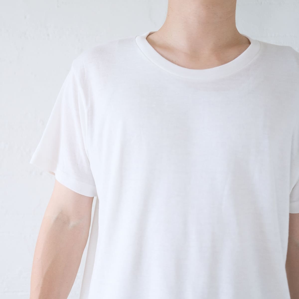 トライブレンドTシャツ | メンズ | 1枚 | CR1103 | ホワイト – Tshirt