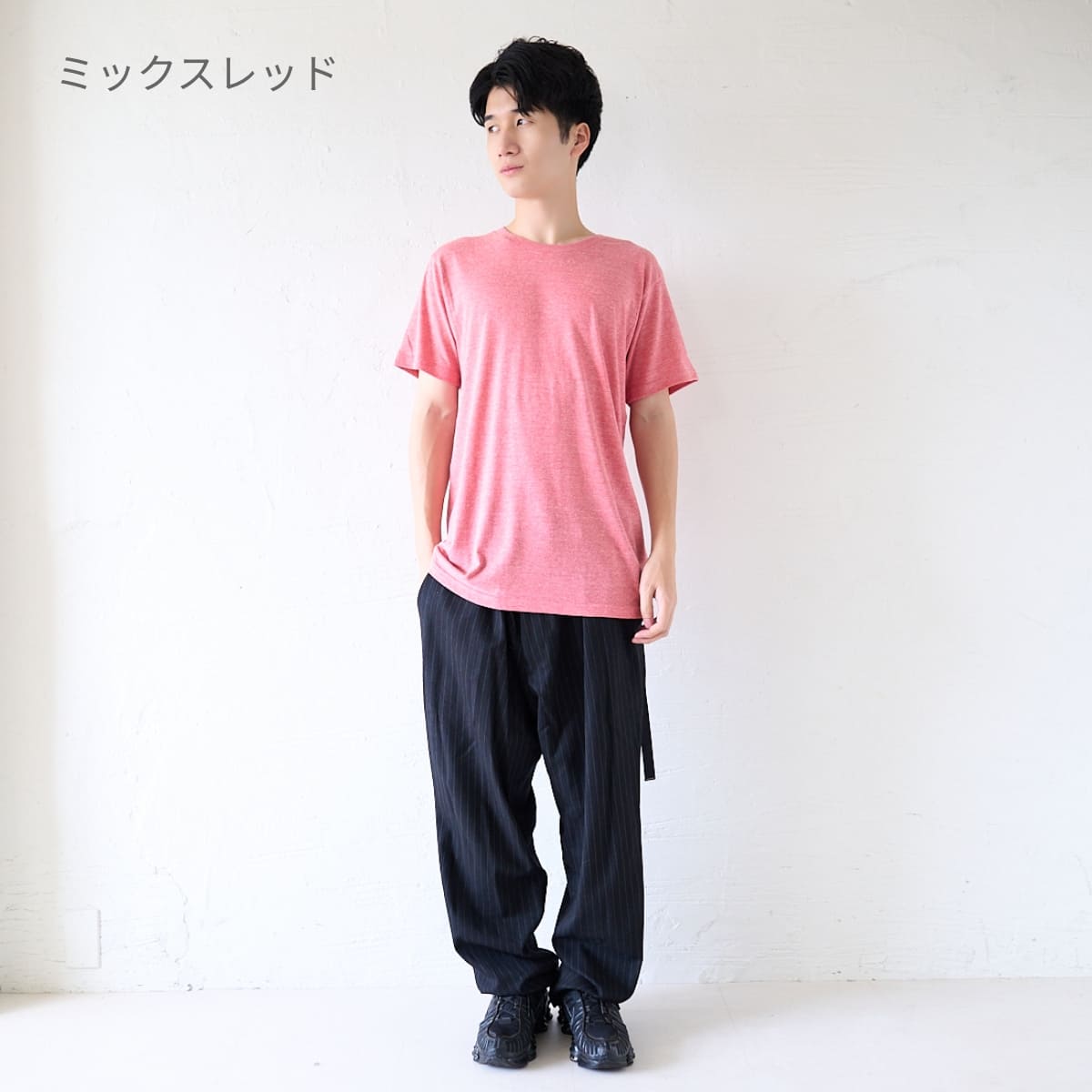 トライブレンドTシャツ | メンズ | 1枚 | CR1103 | ホワイト – Tshirt
