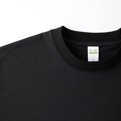 コットンライクドライTシャツ（リサイクルポリ50%） | メンズ | 1枚 | CLD-923 | ブラック