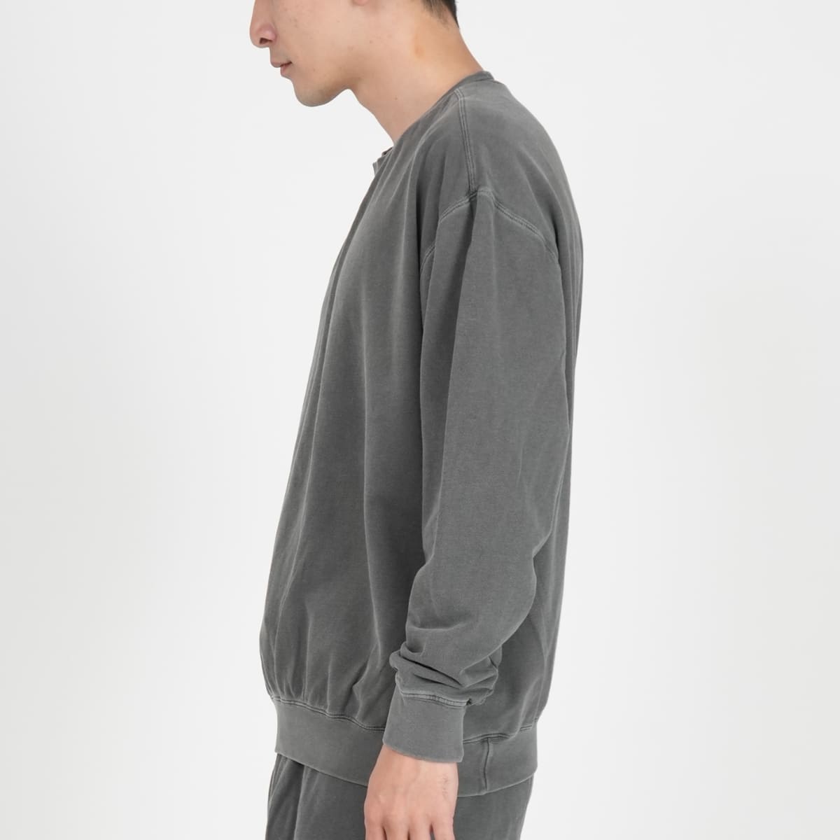 6.4oz ガーメントダイ ライトウェイト クルーネック スウェットシャツ | メンズ | 1枚 | 1466 | アイボリー