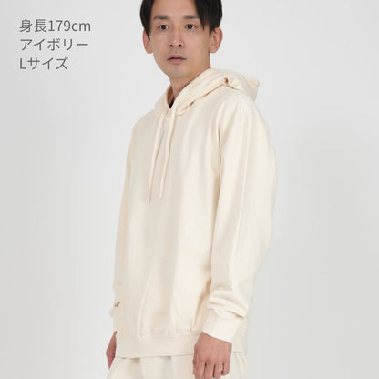 6.4oz ガーメントダイ ライトウェイト フーデッド スウェットシャツ | ビッグサイズ | 1枚 | 1467 | アイボリー