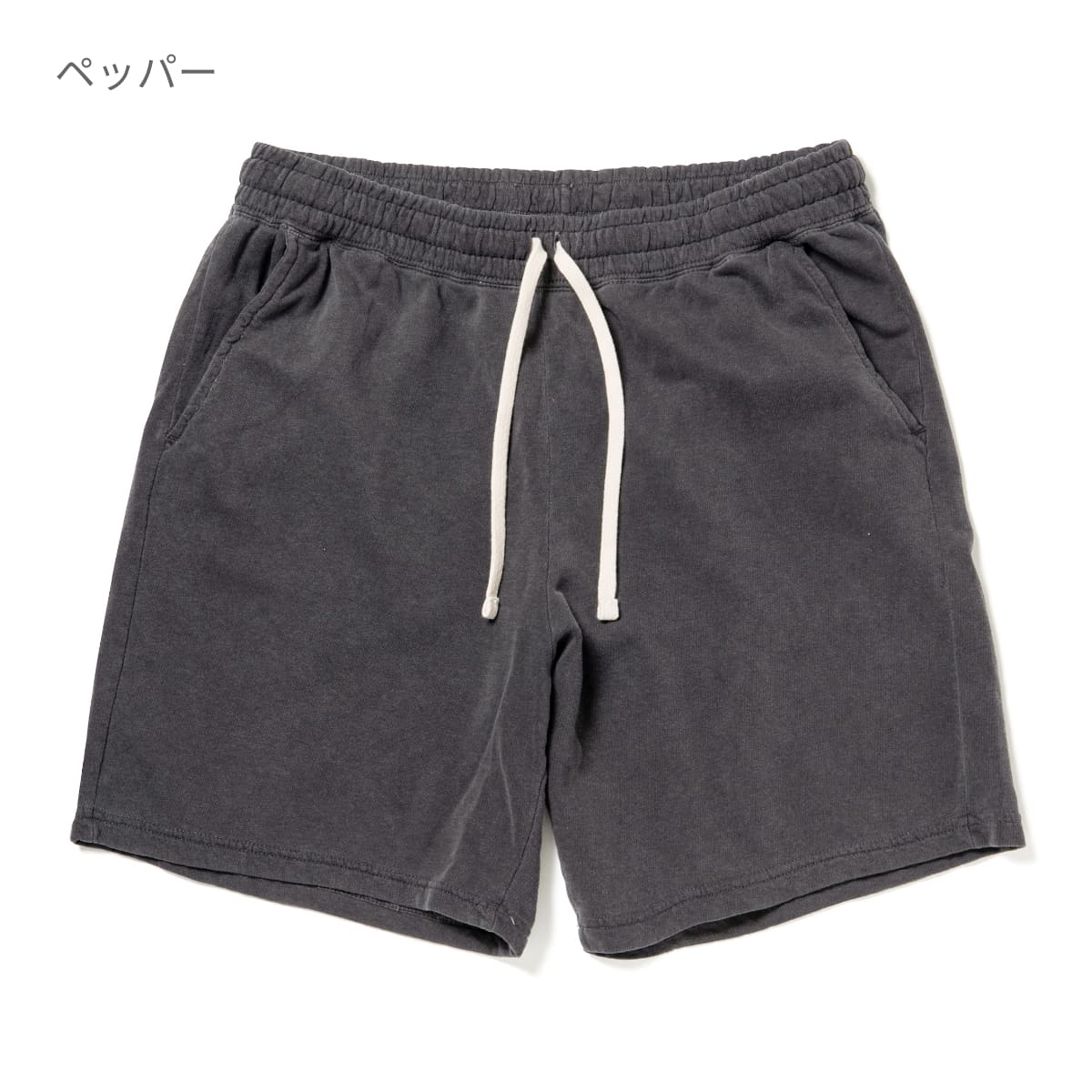 6.4oz ガーメントダイ ライトウェイト スウェットショーツ | ビッグサイズ | 1枚 | 1468 | アイボリー