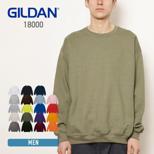 8.0オンス ヘビーブレンド クルーネック スウェットシャツ | メンズ | 1枚 | 18000 | ミリタリーグリーン