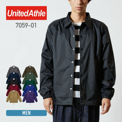 ナイロン コーチ ジャケット (ライニング付) | メンズ | 1枚 | 7059-01 | ブラック