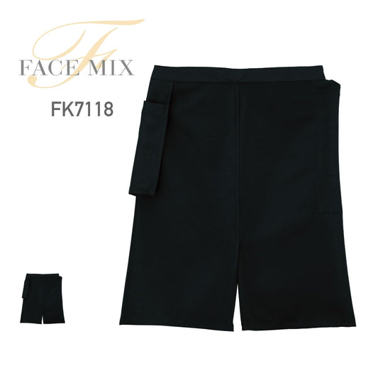 エプロン | カフェ・飲食店制服 | 1枚 | FK7118 | ブラック