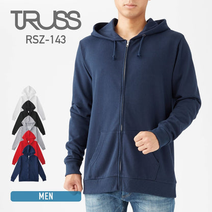 スタンダード ジップパーカ | メンズ | 1枚 | RSZ-143 | ネイビー