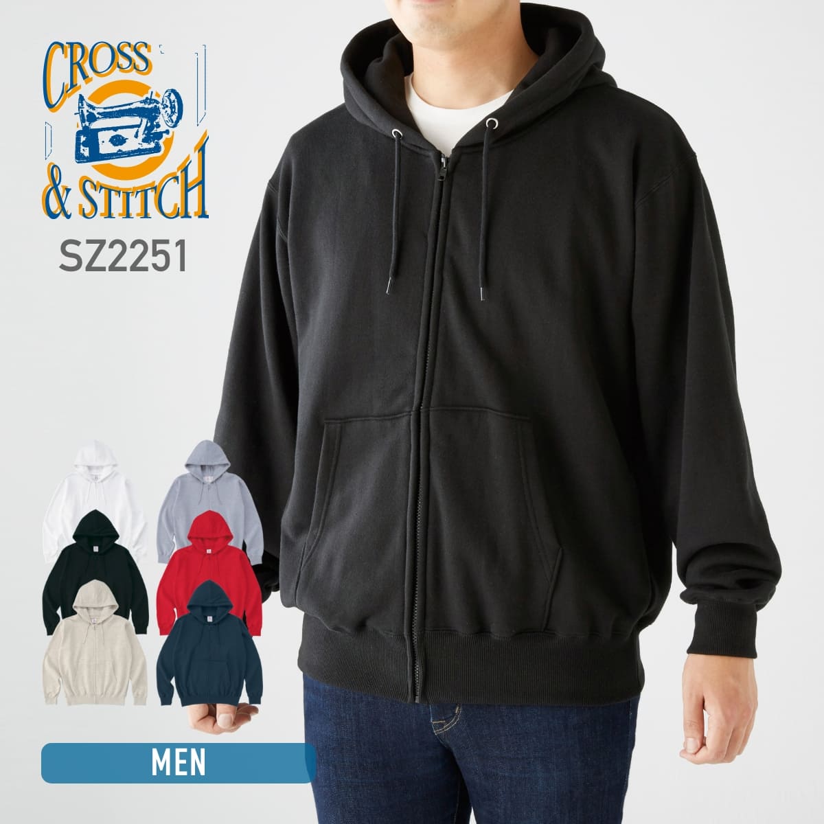 定番ジップパーカー – Tshirt.stビジネス